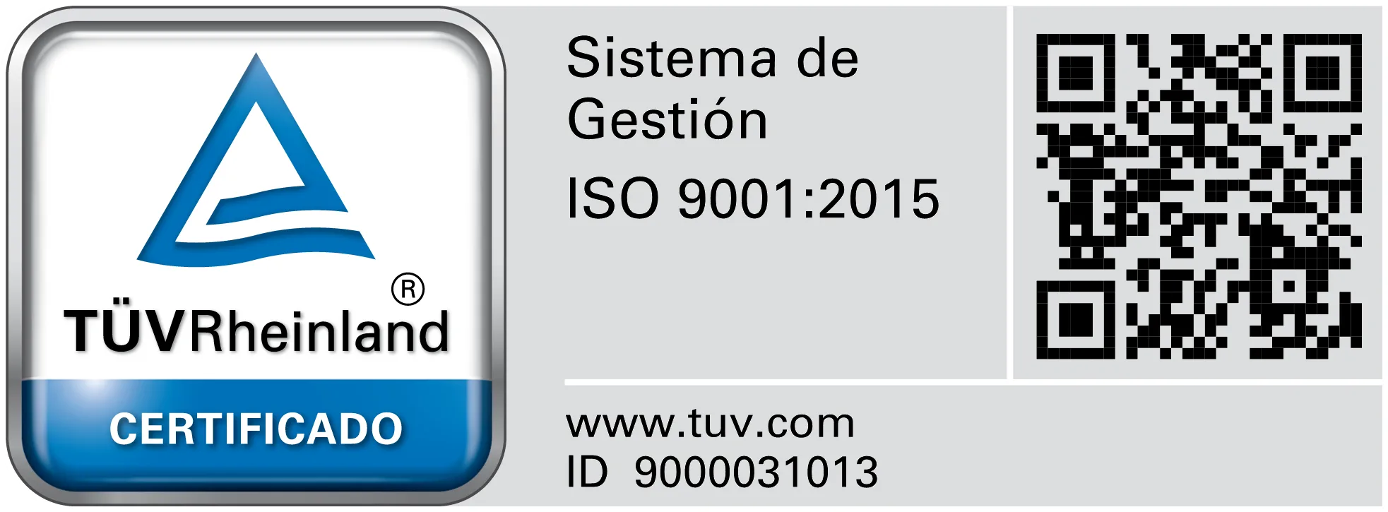 Marca de certificación ISO 9001 de Mister IT